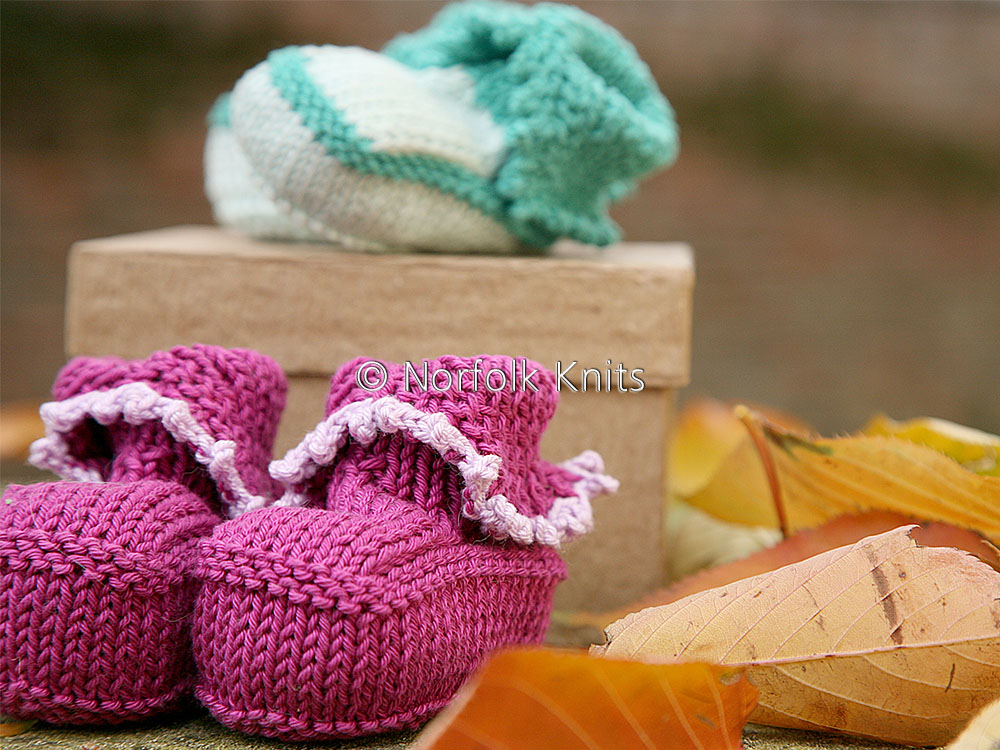 Norfolk Knits Baby Bootees